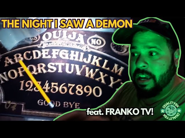 THE NIGHT I SAW A DEMON / GHOST CAUGHT ON CAMERA