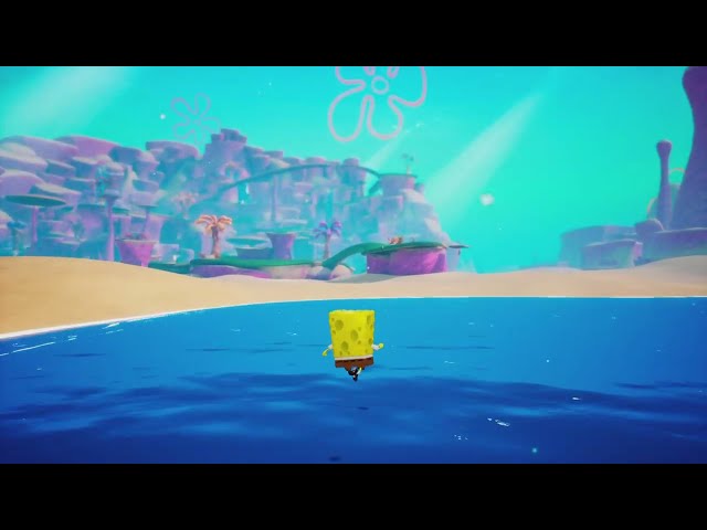 SpongeBob SquarePants: Battle For Bikini Bottom - Rehydrated OUT OF BOUND GLITCH