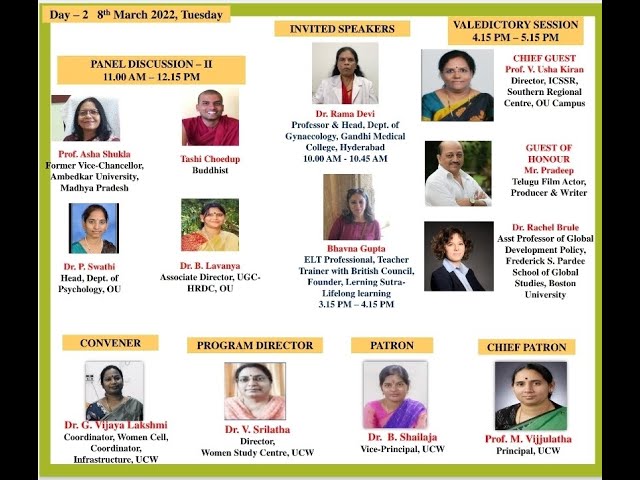 GENDER EQUALITY AND WOMEN EMPOWERMENT-BEAKING THE BIAS Day-2