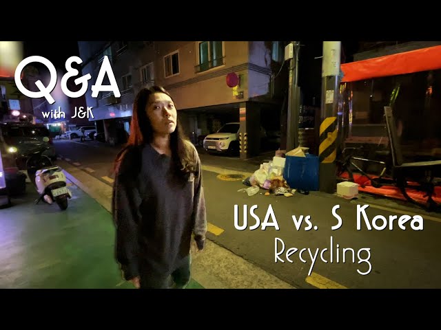 USA recycling vs. South Korea