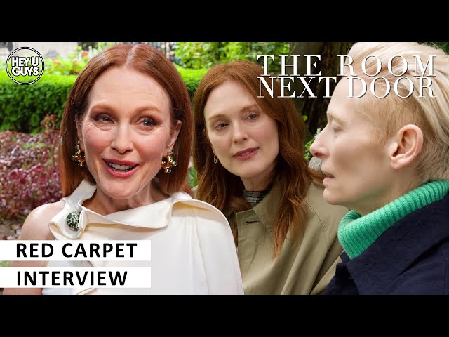 Julianne Moore on her remarkable work with Tilda Swinton | The Room Next Door LFF Premiere Interview