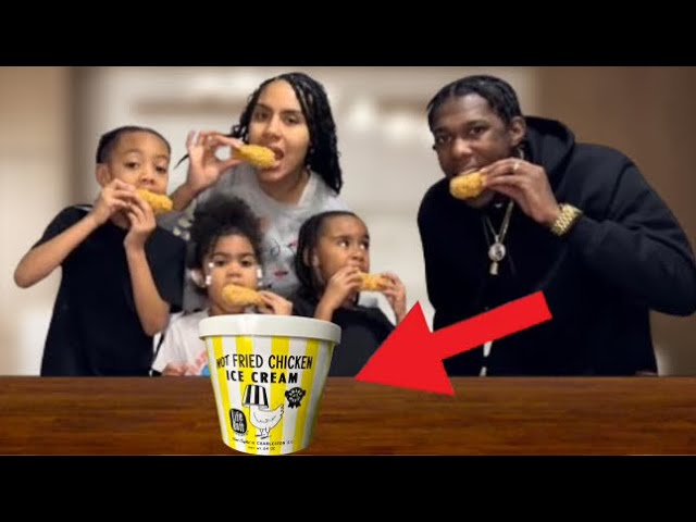 WE TRIED THE VIRAL “NOT FRIED CHICKEN ICE CREAM” | MUST WATCH