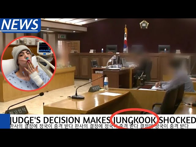 Judge's Decision Shocks Jungkook, Tears Unstoppable, What Happened?