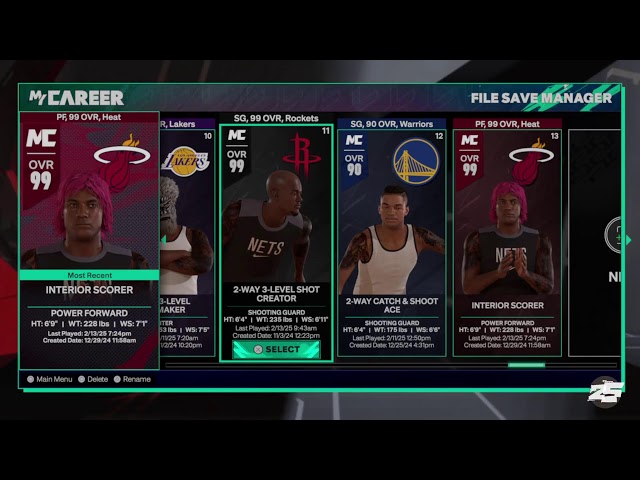 NBA 2K25 In Rec Being Zesty lol