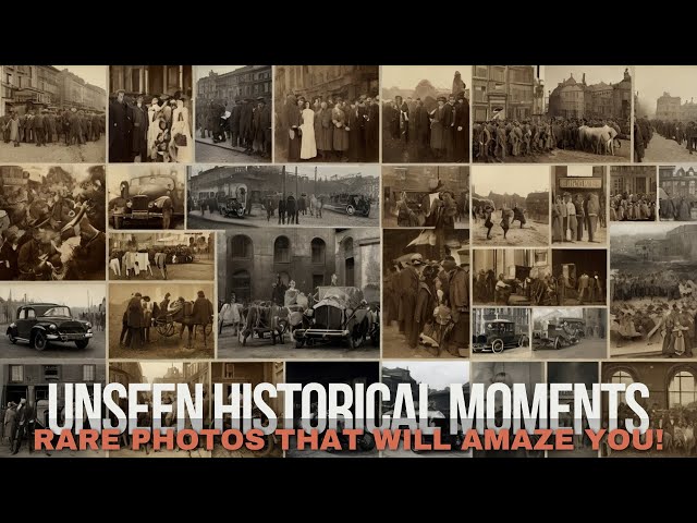 Unseen Historical Moments: Rare Photos That Will Amaze You! | #History #RarePhotos #HistoricalMoment