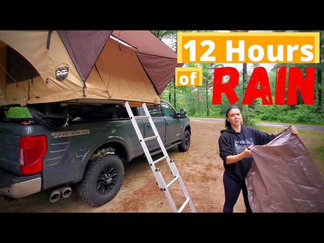 Our First BIG Rain | How does the Roof Top Tent Hold up?