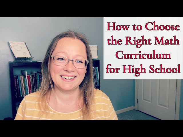 HOW TO CHOOSE THE RIGHT HIGH SCHOOL MATH CURRICULUM || WHY WE STILL LOVE TEACHING TEXTBOOKS