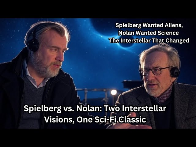 Spielberg vs. Nolan: Two Interstellar Visions, One Sci-Fi Classic | The Sci-Fi Battle You Never Knew