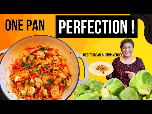 One Pan Mediterranean Shrimp magic (easy and delicious) ! @jeanniesdk