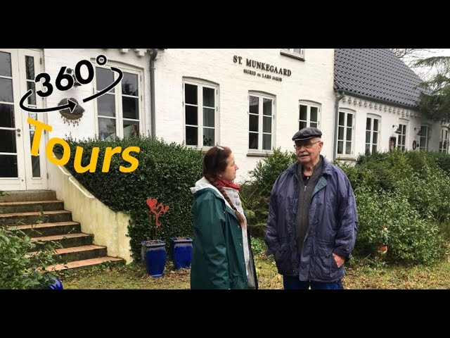 360 video walking tours I St Munkegård Aaker Dansk I Bornholm Denmark