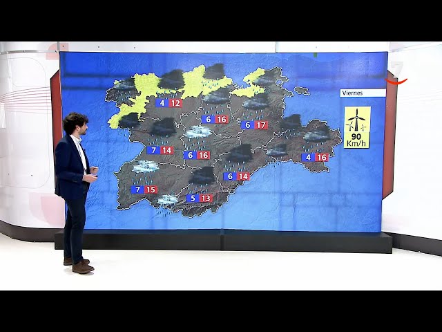 El tiempo en Castilla y León para el viernes 21 de febrero