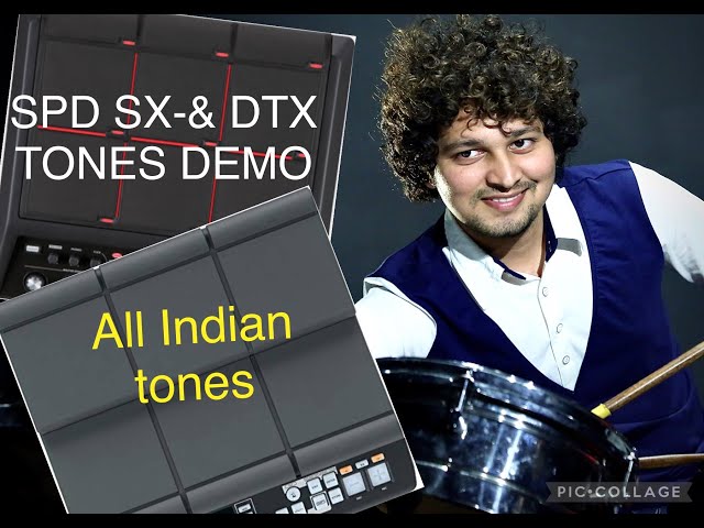 SPD SX & YAMAHA DTX ||DEMO TONES ||BY PAVAN KUMAR RHYTHM||