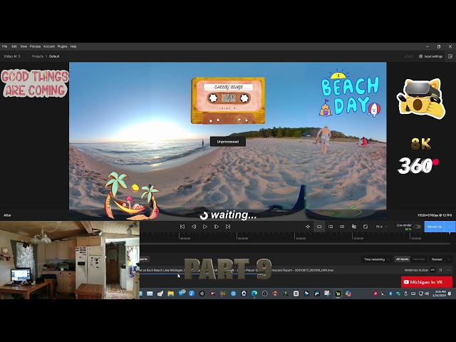 360 Video Editing Workflow - Michigan in VR - 8K 360 VR Video Experiences - Live  Broadcast