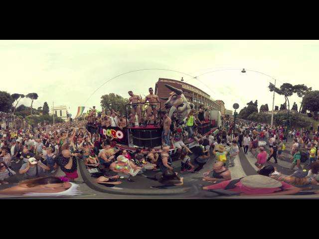 Rome's gay pride 2016 - 360° VR