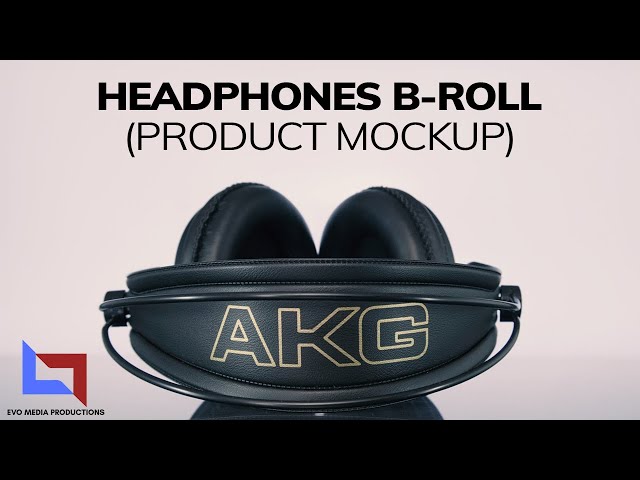 Headphones B-Roll (Product Mockup)