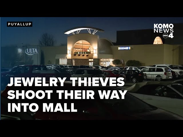 Thieves shoot their way into Washington mall, steal from jewelry kiosk