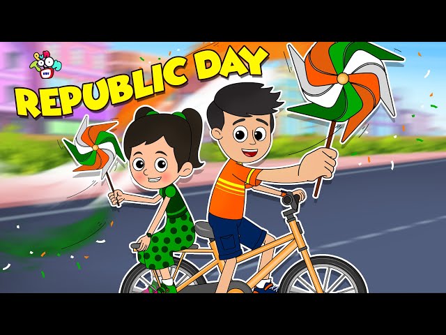 गट्टू चिंकी का Republic Day | Republic Day Game | Moral Story | Cartoon | PunToon Kids Hindi