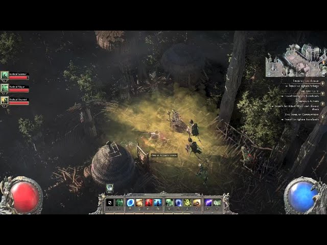 Path of Exile 2 Beta_ ps5Pro liking the witch ... No idea about crafting yet lol