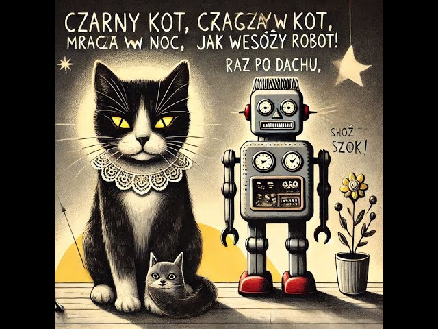 "Czarny Kot – Mistrz Szczęścia" 🐾🎵