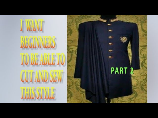 Well Explain for BEGINNERS to be able to CUT AND SEW this SENATOR SHIRT STYLE with all  TRICKS.Part2