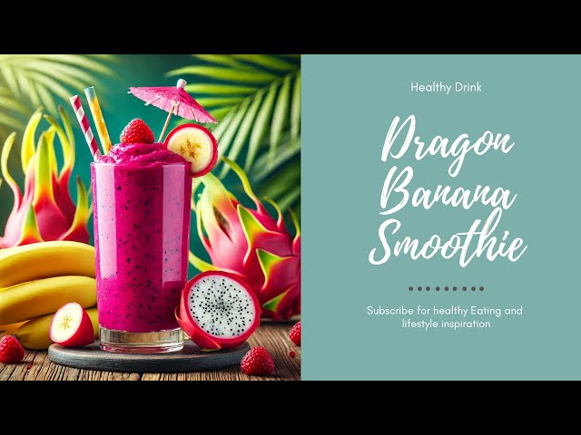 Beat the Heat with this Cool Dragon Fruit Smoothie | Vegan & Healthy | Easy Recipe