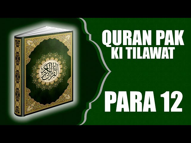 Para 12 Full | Quran Pak Ki Tilawat | Arabic Quran Tilawat | Islam Okay | #quran #arabic #tilawat