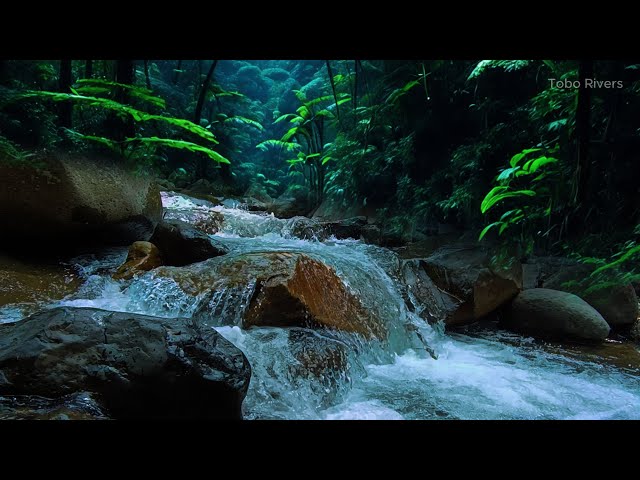 Babbling Brook Sound, Peaceful no Birds Chirping , Relaxing Sounds of Nature