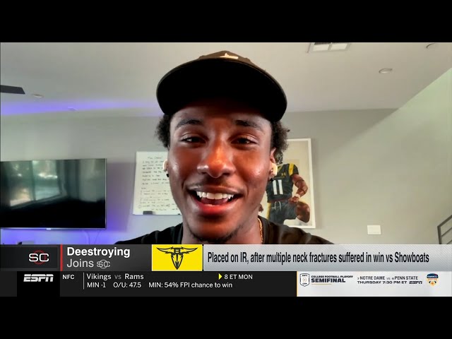 Deestroying on UFL return, Travis Hunter, neck injury, YouTube advice and more!