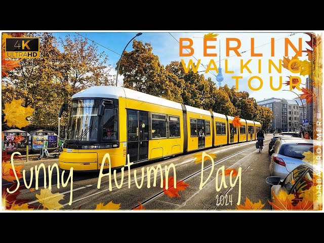 🍂 BERLIN AUTUMN WALKING TOUR 2024 | Stunning Fall Colors in Berlin Mitte [4K]