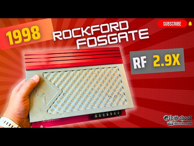 Old School Budget Rockford Fosgate RF 2.9x Amp Dyno Test