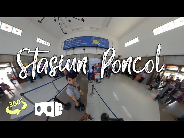 Stasiun Poncol Semarang dalam Video 360 Derajat