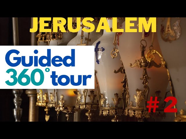 Jerusalem highlights tour with a professional guide, part 2/5. 360/VR