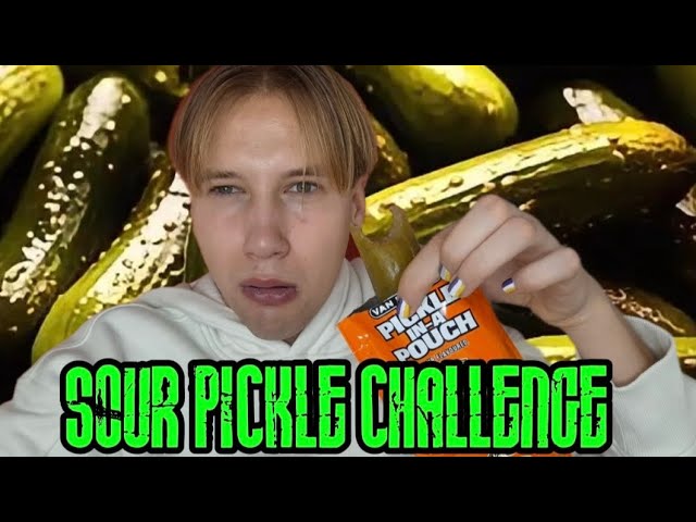 SOUR PICKLE CHALLENGE🤮