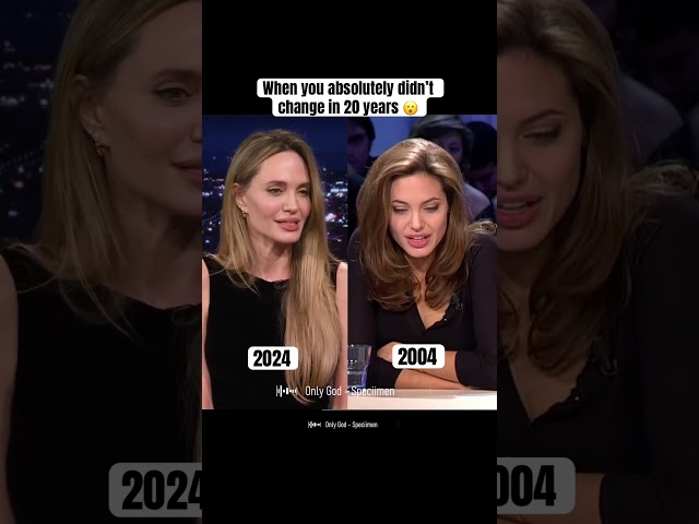 Angelina Jolie absolutely didn’t change in 20 years 😮🤍Music by @speciimen_  #angelinajolie