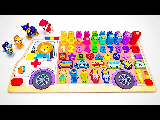 Let's Build an Ambulance | Activity Puzzle | Best Learning Colors, Shapes, Animals & Numbers