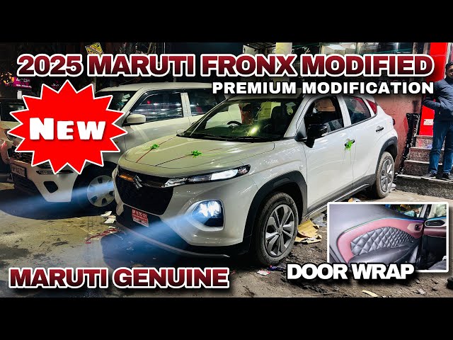 MARUTI FRONX 2025 MODIFIED 🔥 FULL INTERIOR UPGRADE✅ #marutisuzuki #fronxsigma