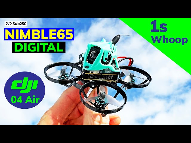 New DIGITAL Nimble65 HD is a 4K Sub250 Whoop!