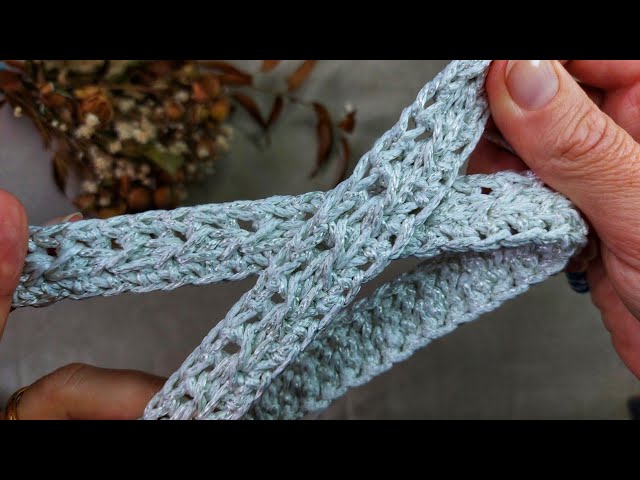 How to make a beautiful crochet handle