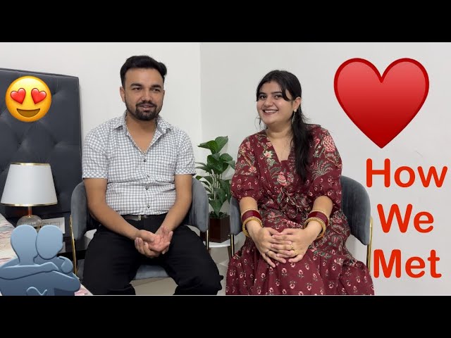 Our LOVE STORY..❤️ Finally Revealed 🥰😘|| How  we met?? #Deepanchal 🫠💕