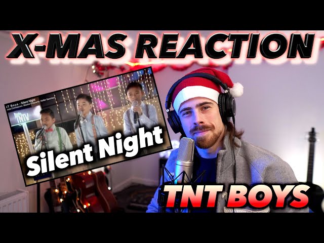 TNT Boys - Silent Night (X-mas livestream) REACTION! (THESE BOYS ARE INCREDIBLE!!!)