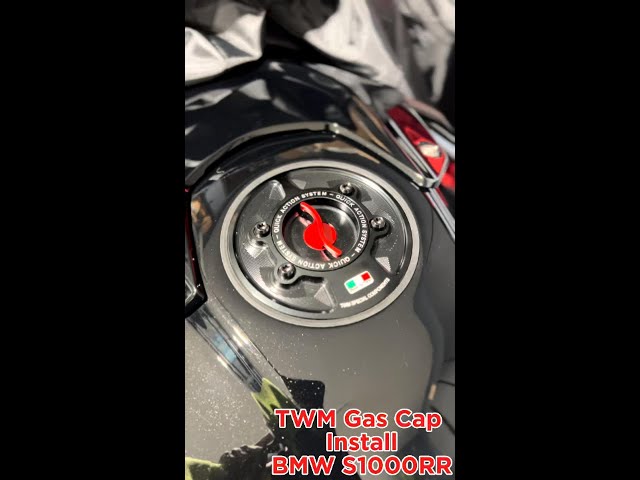 The S1000RR gets its first mod! TWM Gas Cap Install