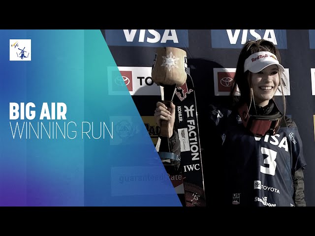 Ailing Eileen Gu (CHN) | Winner | Women's Big Air | Steamboat | FIS Freestyle