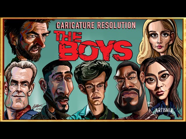 “The Boys” Caricature Time-lapses & Animations | Resolution Done - What's Next | Art Vlog 02-2025