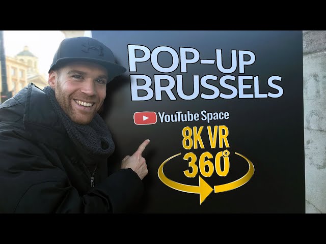 YouTube Pop-Up Space Brussels - Guided Tour in 8K 360!