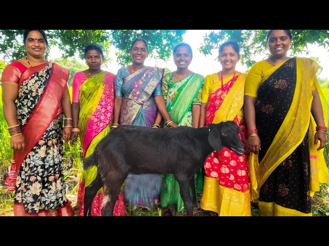 GOAT MUTTON CURRY | తెలంగాణ మటన్ కూర | Telangana Dussehra Celebrations @Telanganavillagefood