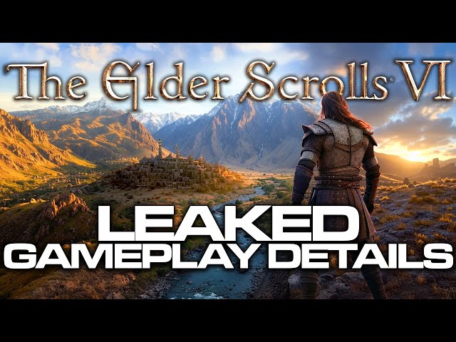 LEAKED Elder Scrolls VI 6 Gameplay Details Coming 2026 - Xbox PS5 & PC Release Date Reveal?