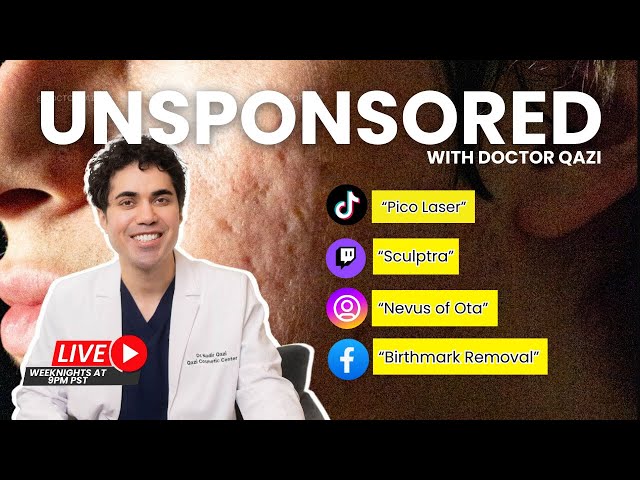 Dr. Qazi discusses Pigmentation, Sculptra, Nevus of Ota | Dr. Qazi Unsponsored Live | 1.20.2025