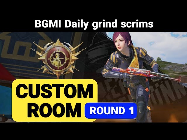 Bgmi Custom room [ Round 1 ] @DepthPlayzzz-7 | daily grind scrims bgmi live