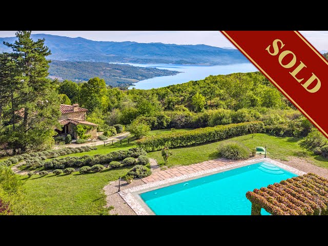 🔴 SOLD! 🔴   LAKE VIEW FARMHOUSE IN TUSCANY