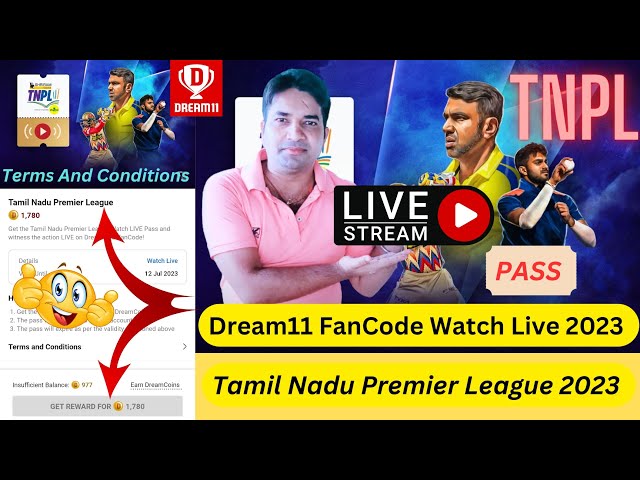 Tamil Nadu Premier League 2023|| Dream11 FanCode Watch Live 2023|| TNPL 2023|| Dhruv Kumar Yadav